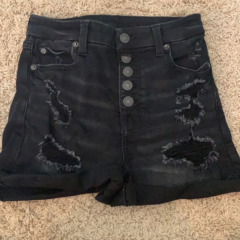 American Eagle Black Shorts